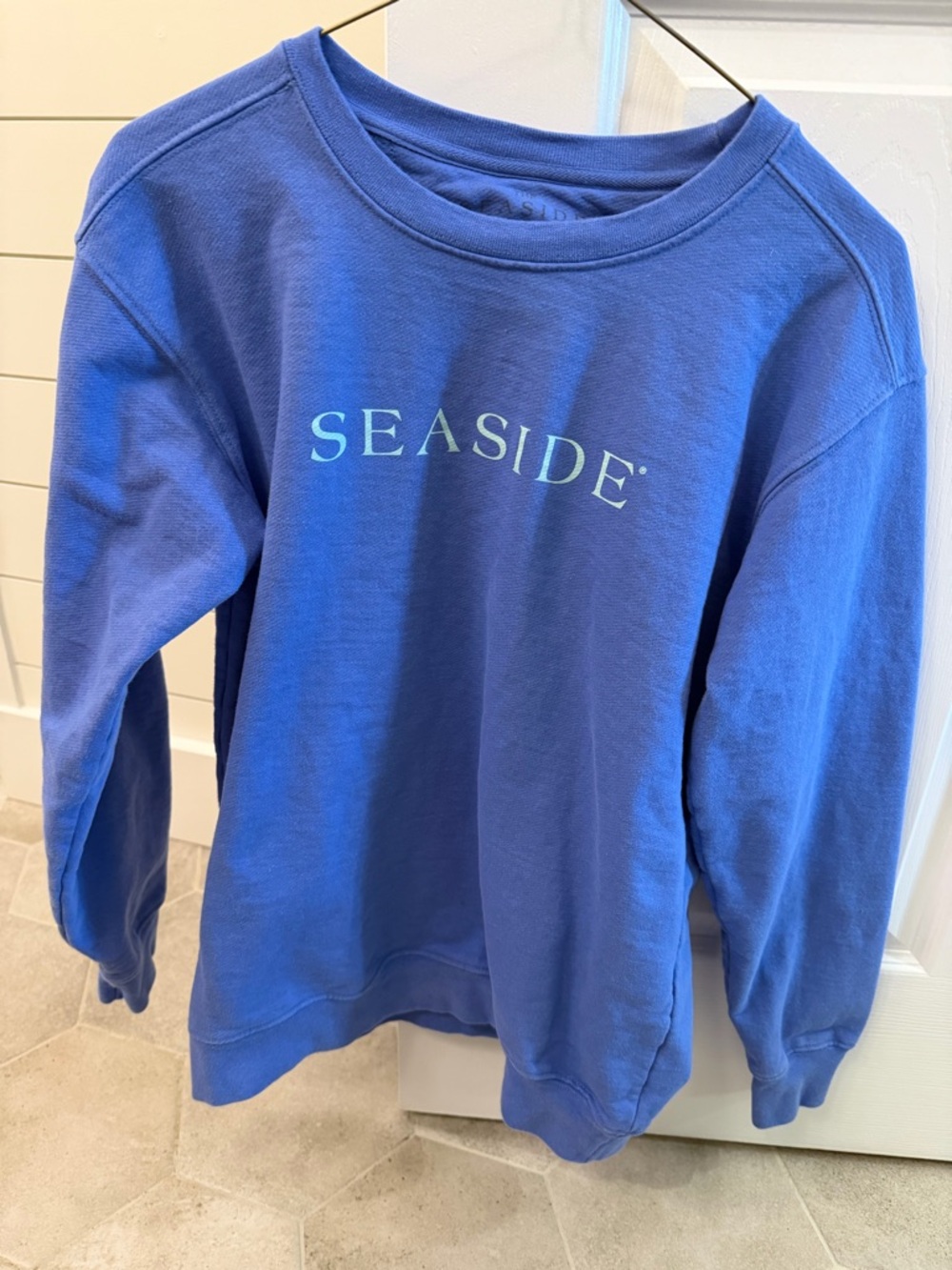 Seaside Women's Blue Crewneck Sweatshirt